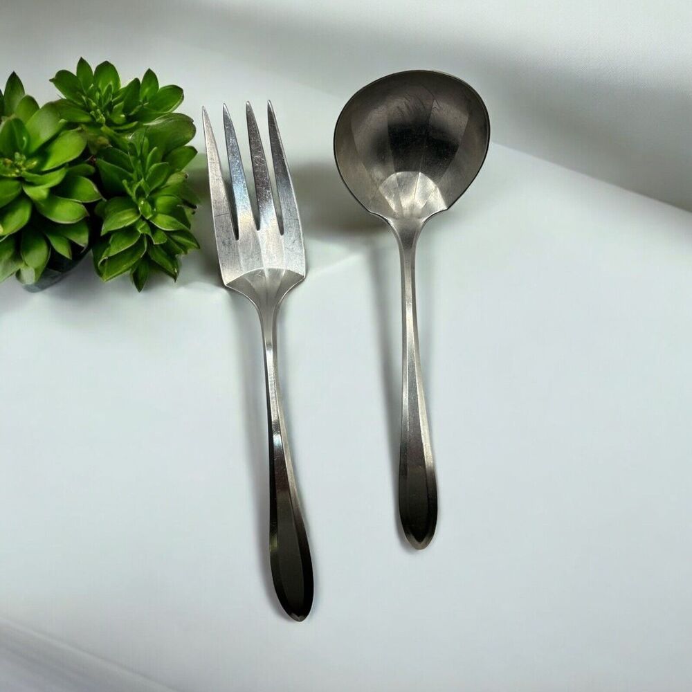 VTG 1930s ART DECO COMMUNITY PLATE BY OENIDA SILVERWARE SERVING SET UNIQUE